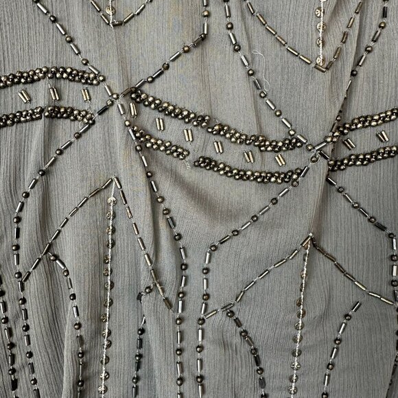 Abercrombie and Fitch Razorback Chiffon Beaded Tank - Picture 7 of 7